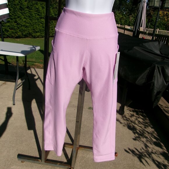NWT VOGO PINK RIBNET YOGA/ATHLETIC PANTS M - Picture 1 of 1